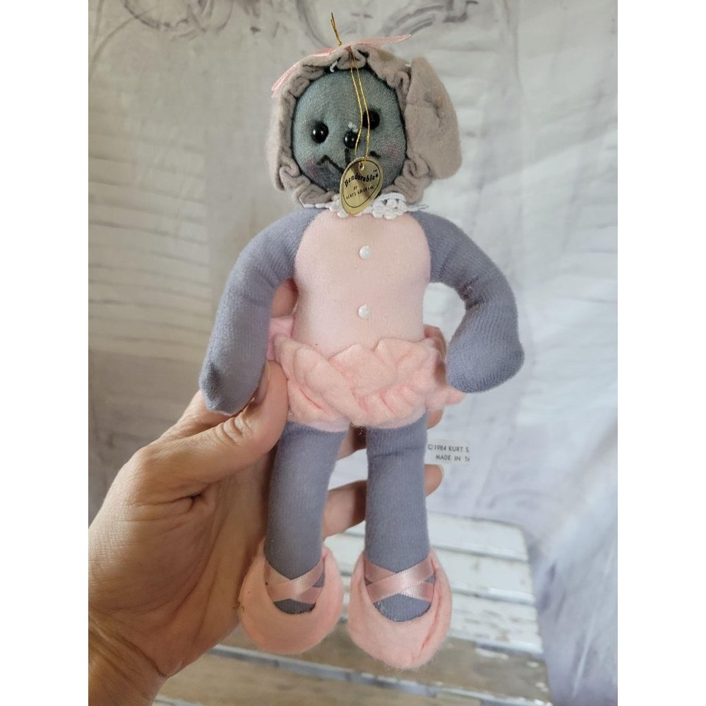 Kurt Adler bendables mouse ballerina ornament plus